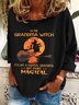 Im The Grandma Witch Like A Normal Grandma Halloween Casual Sweatshirt