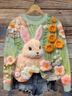 Loose Casual Animal Sweatshirt