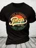Retro Pops Like A Grandpa Only Cooler Cotton T-Shirt
