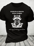 Inner Peace Begins With 4 Words Cotton T-Shirt