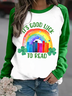 Women'S St. Patrick's Day Crew Neck Casual Loose Text Letters Sweatshirt