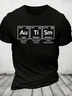 Autism Awareness Elements Periodic Cotton T-Shirt