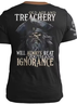 Men's Casual Henley Short Sleeve T-Shirt-Old Man: Treachery