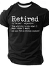 Fun Retirement Programming Cotton T-Shirt